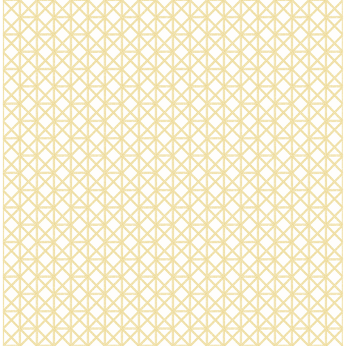 Picture of Lisbeth Yellow Geometric Lattice Wallpaper