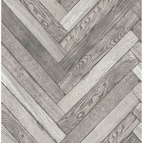 Picture of Altadena Grey Diagonal Wood Wallpaper