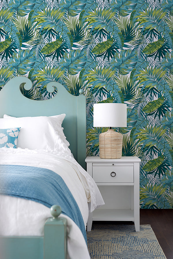 Bangalow Tropical Palm Peel and Stick Wallpaper - Brewster Wallcovering