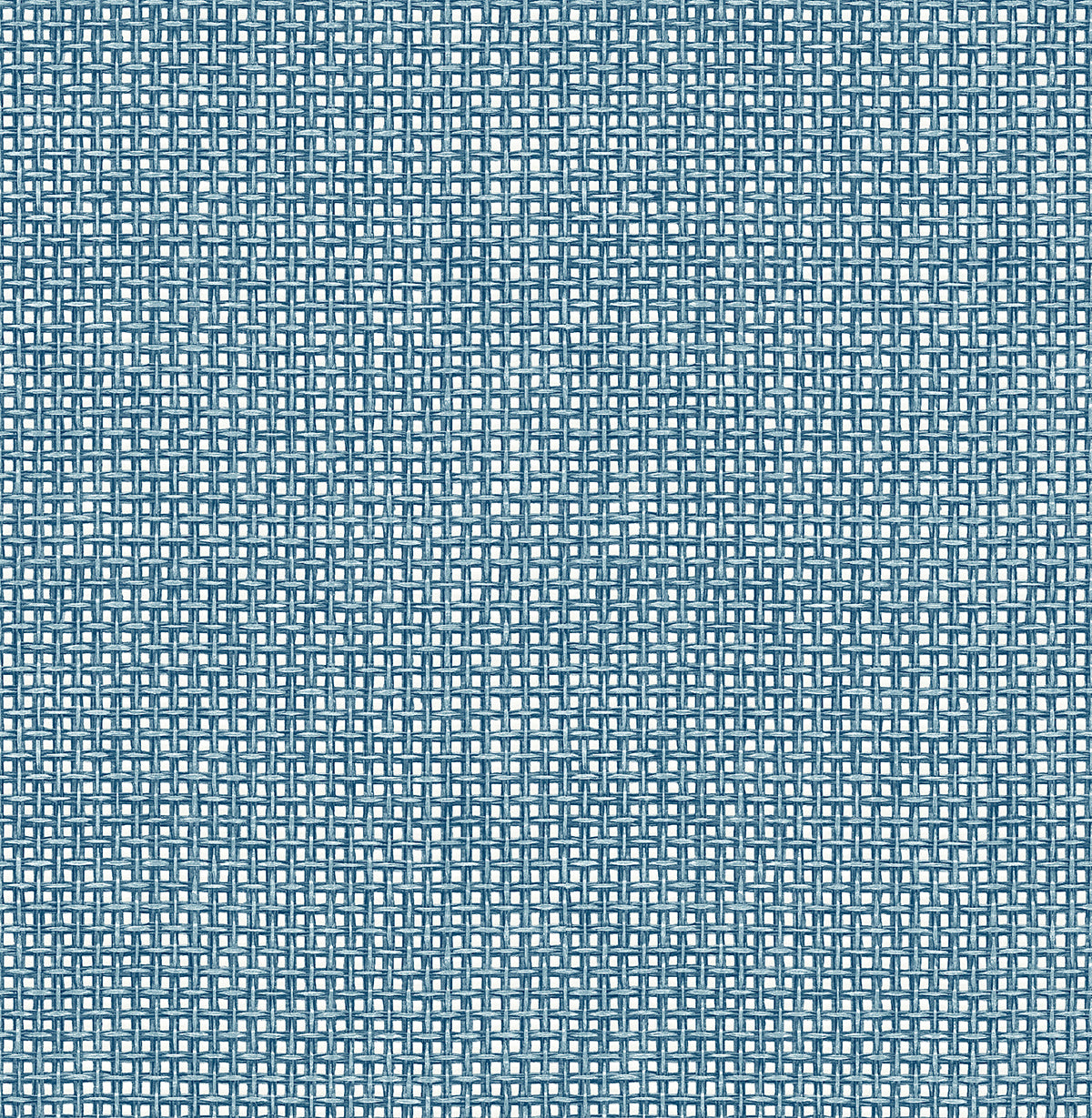 Picture of Zia Blue Basketweave Wallpaper