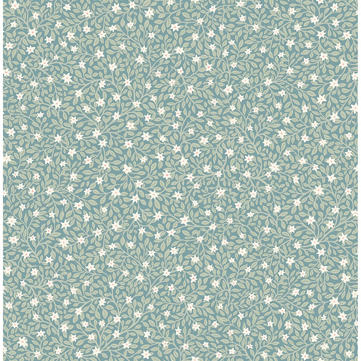 Picture of Marguerite Sea Green Floral Wallpaper