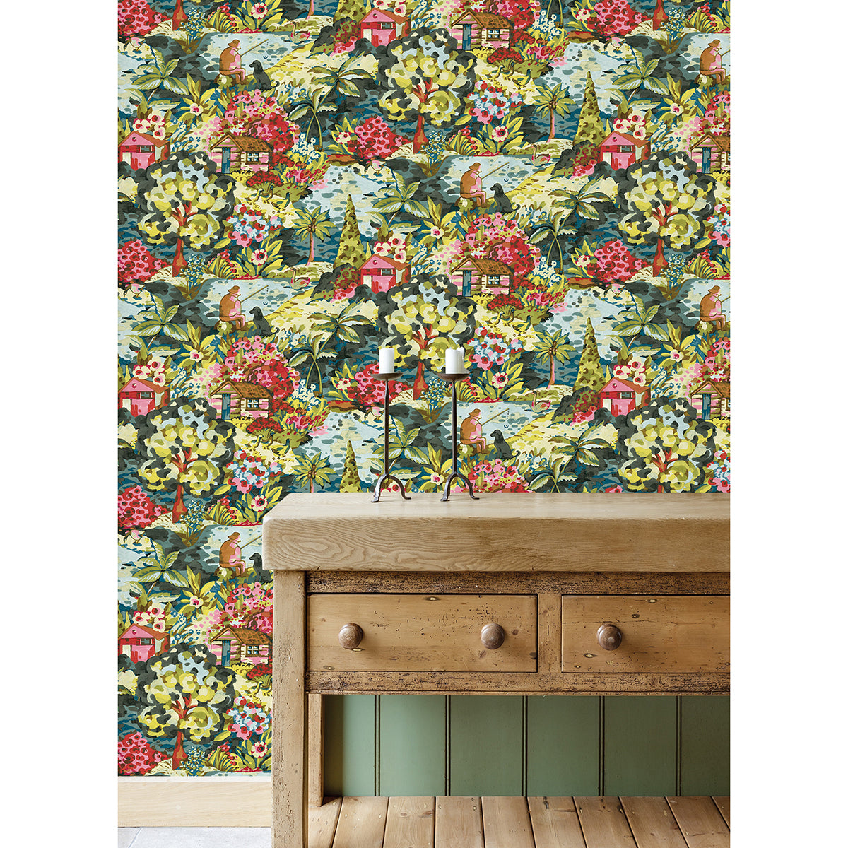 Multi le Forestier Peel and Stick Wallpaper - Brewster Wallcovering