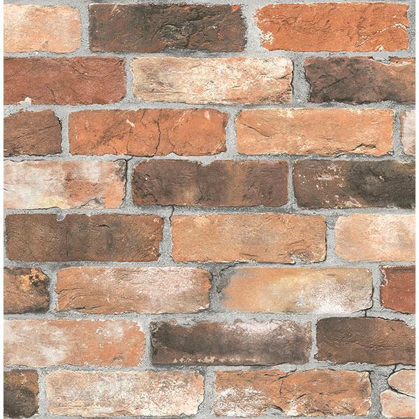 Picture of Bushwick Red Reclaimed Bricks Wallpaper