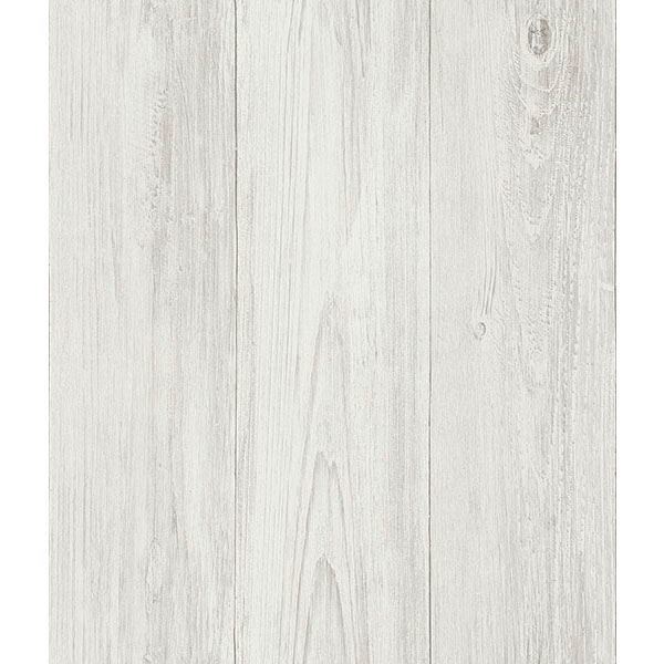 Ferox Eggshell Wood Planks Wallpaper