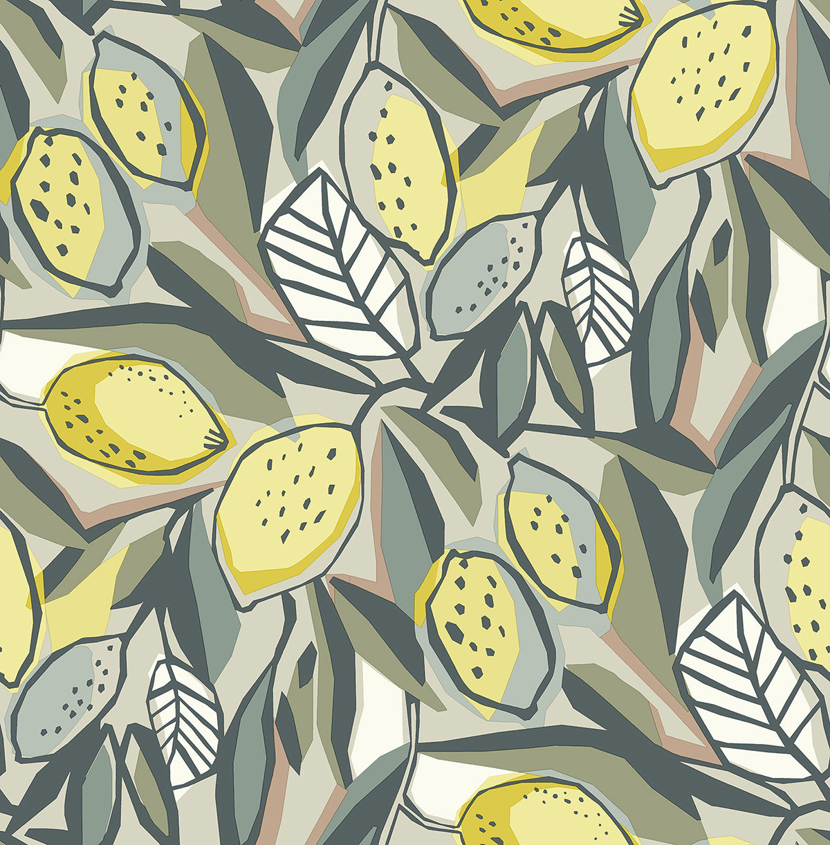 Picture of Meyer Chartreuse Citrus Wallpaper