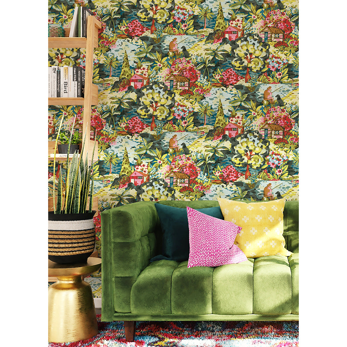 Multi le Forestier Peel and Stick Wallpaper - Brewster Wallcovering