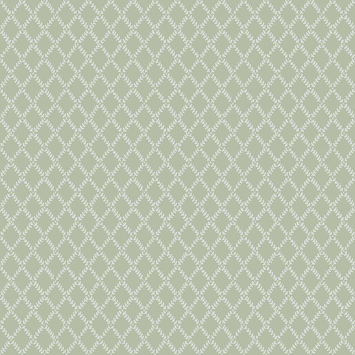 Picture of Trevor Moss Leaf Trellis Wallpaper