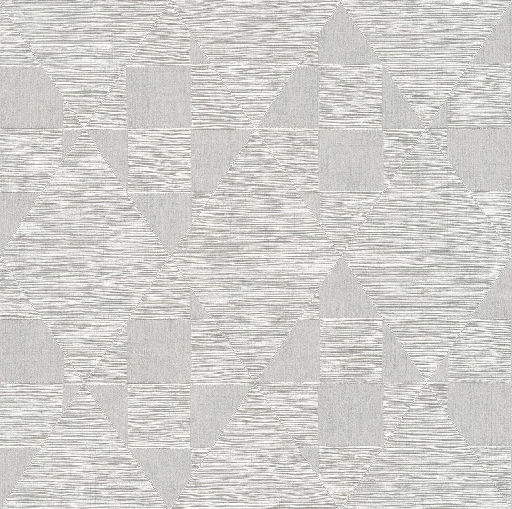 Picture of Wegener Silver Geometric Wallpaper