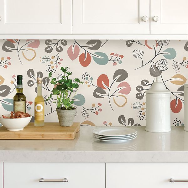 Astrilde Peel and Stick Wallpaper - Brewster Wallcovering