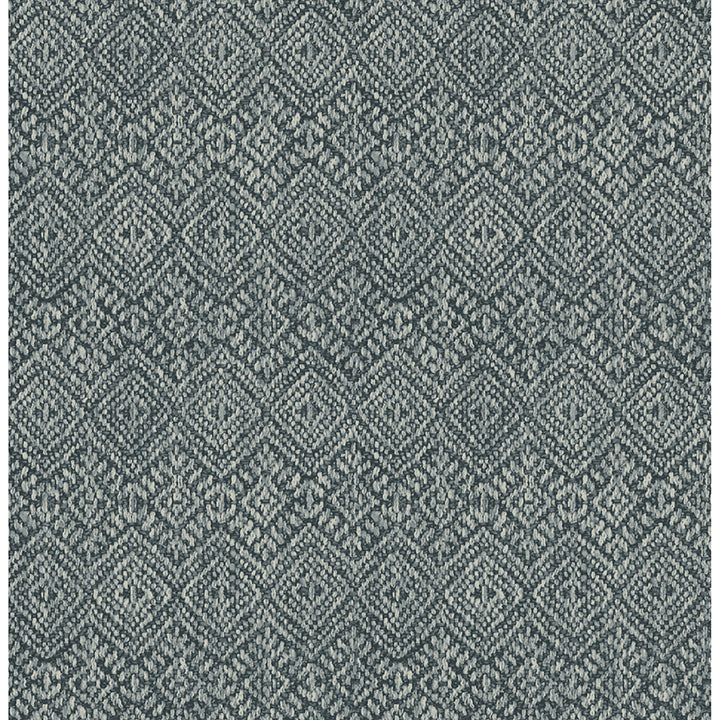 Picture of Gallivant Indigo Woven Geometric Wallpaper