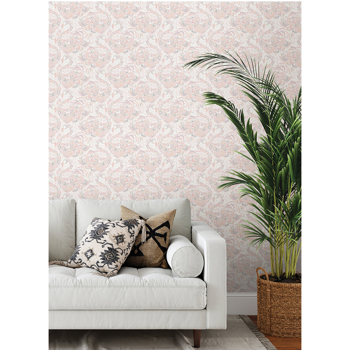 Pink Flamingo Peel and Stick Wallpaper - Brewster Wallcovering