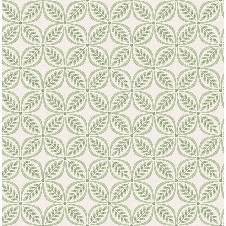 Picture of Morgrove Green Trellis Wallpaper