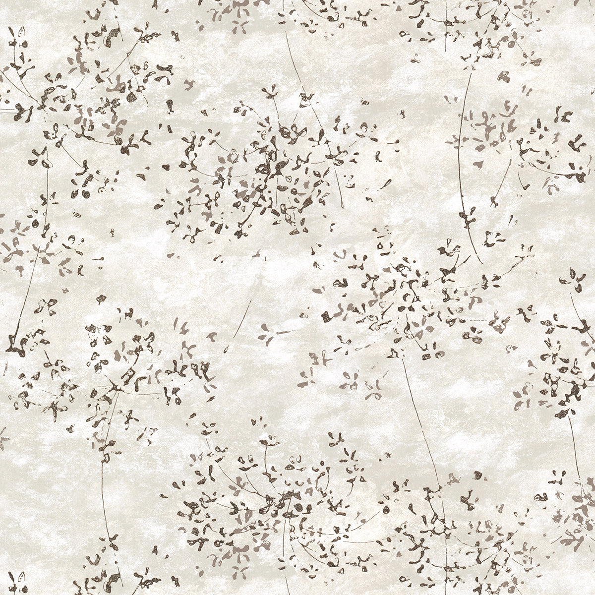 Arian Champagne Inkburst Wallpaper - Brewster Wallcovering