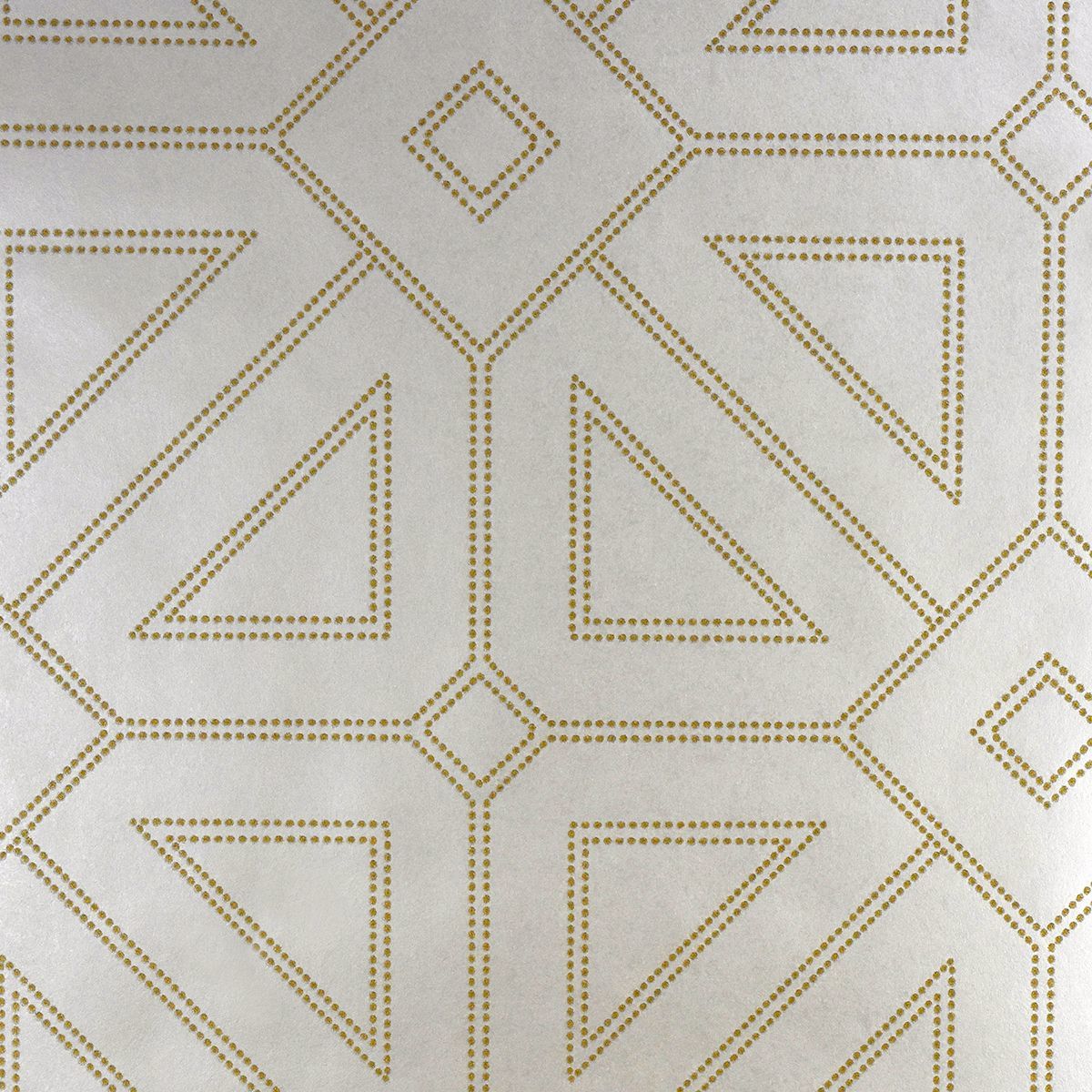 Picture of Voltaire Ivory Geometric Wallpaper