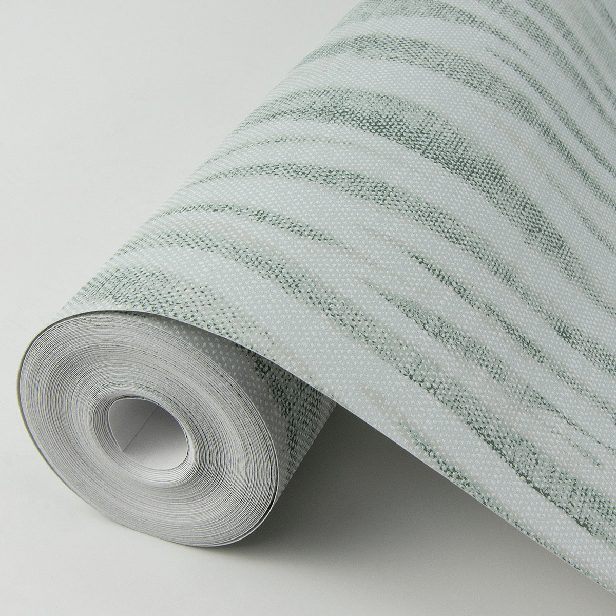 Nazar Green Stripe Wallpaper - Brewster Wallcovering