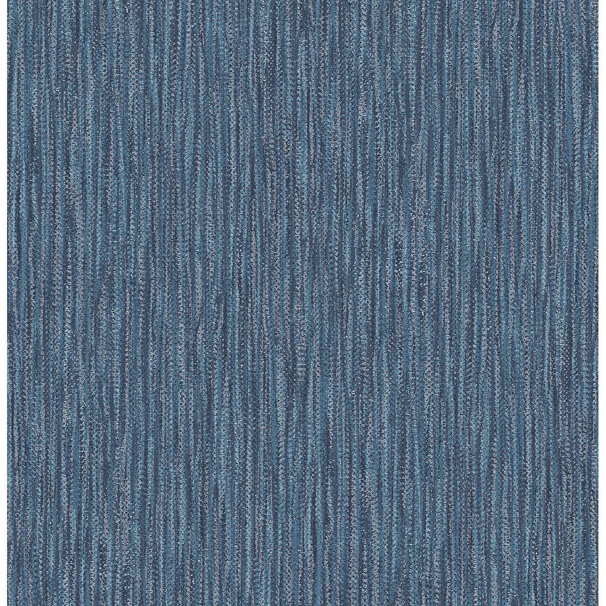 Picture of Raffia Thames Blue Faux Grasscloth Wallpaper