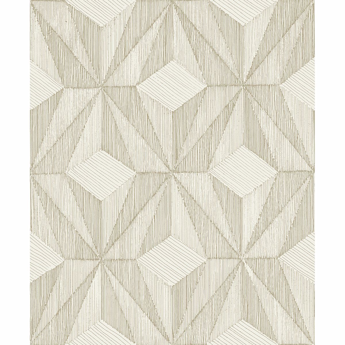 Picture of Paragon Gold Geometric Wallpaper