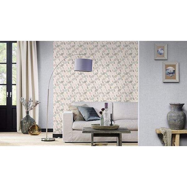 Dorwin Multicolor Geometric Wallpaper - Brewster Wallcovering