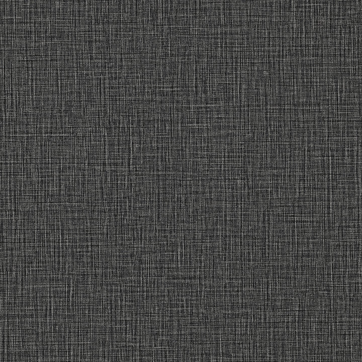 Picture of Eagen Black Linen Weave Wallpaper