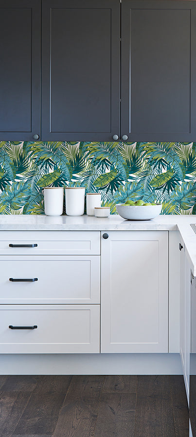 Bangalow Tropical Palm Peel and Stick Wallpaper - Brewster Wallcovering