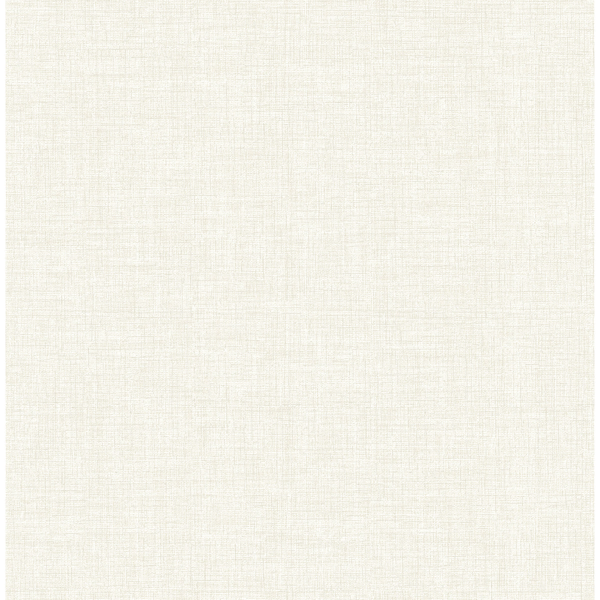 Wallis Off-White Faux Linen Wallpaper - Brewster Wallcovering