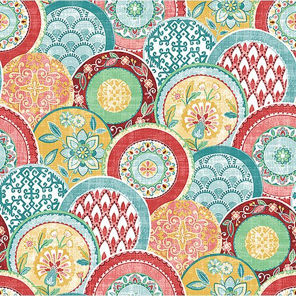 Picture of Laguna Coral Plate Wallpaper