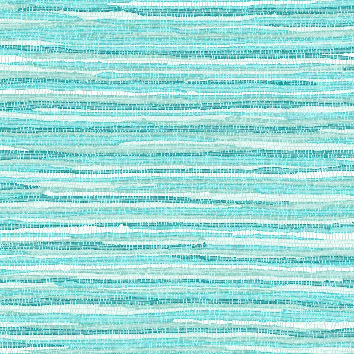 Picture of Cabana Turquoise Faux Grasscloth Wallpaper