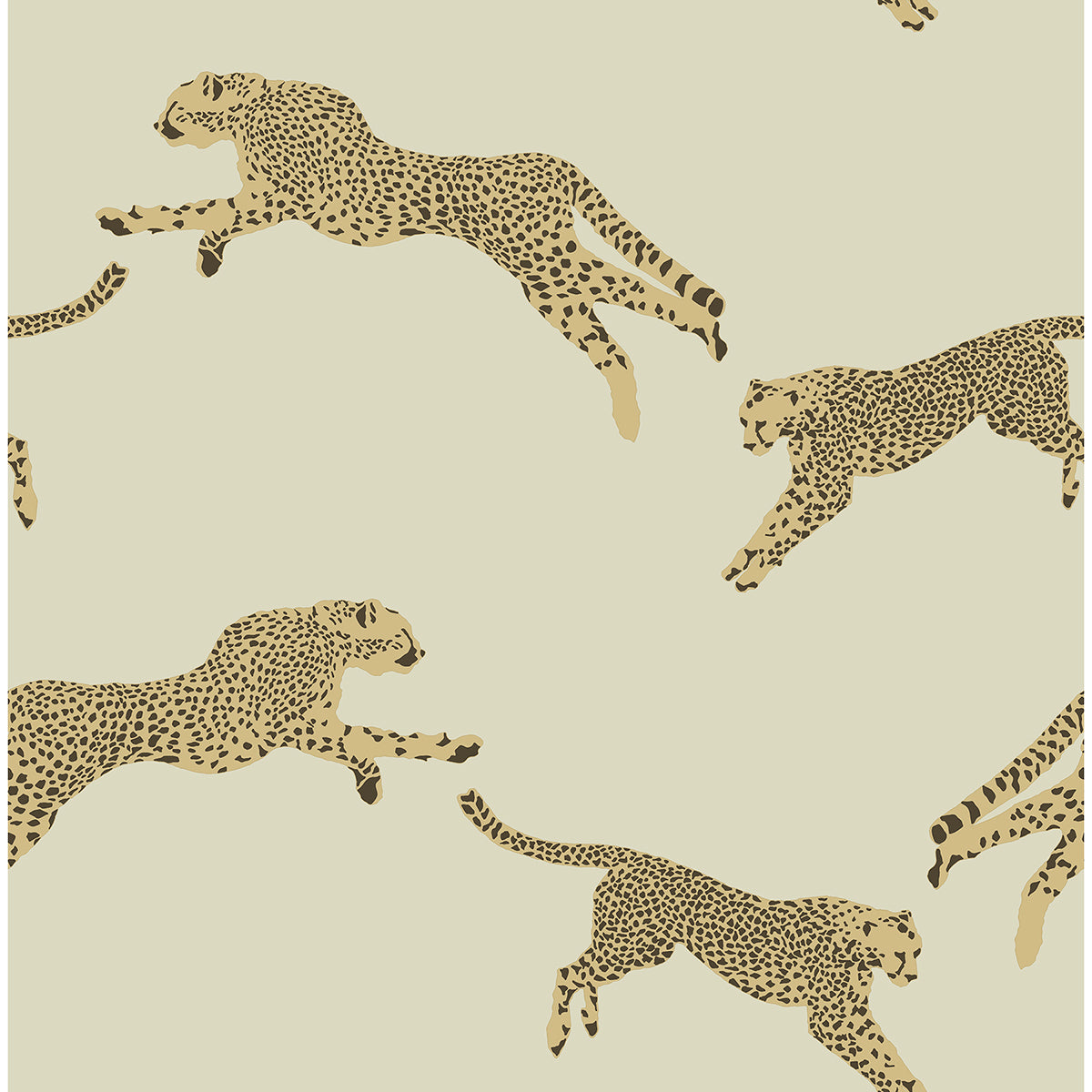 Picture of Dune Leaping Cheetah Peel and Stick Wallpaper