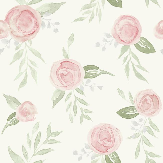 watercolor-roses-premium-peel-stick-wallpaper-dishy-coral-york-wallcoverings-psw1013rl