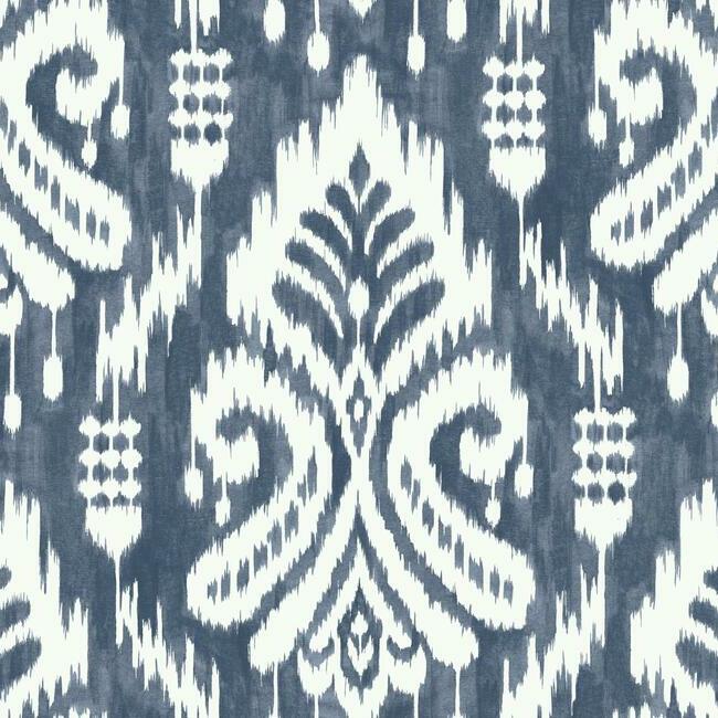 hawthorne-ikat-premium-peel-stick-wallpaper-demin-york-wallcoverings-psw1143rl