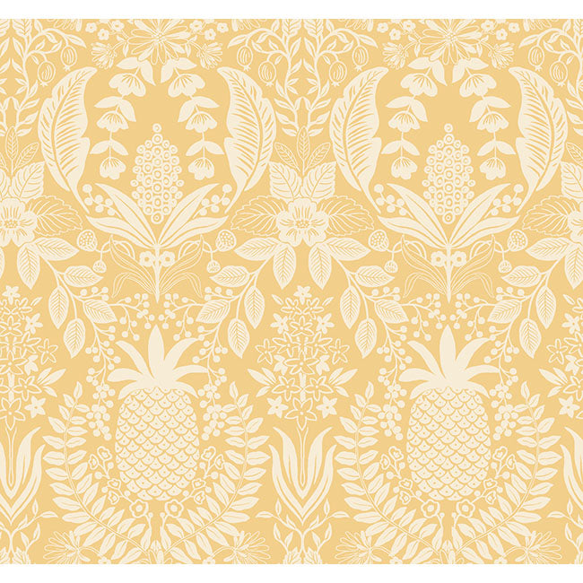 York Wallpaper RF7481 Pineapple Damask