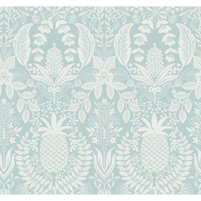 York Wallpaper RF7484 Pineapple Damask