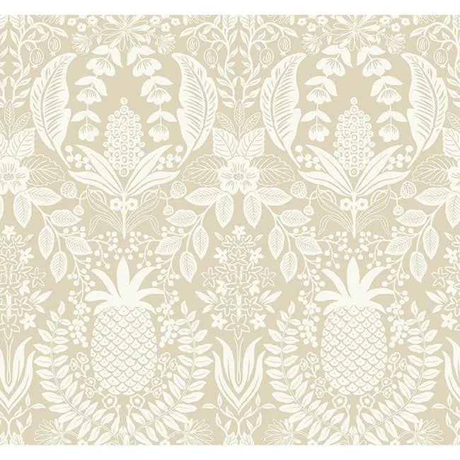 York Wallpaper RF7485 Pineapple Damask