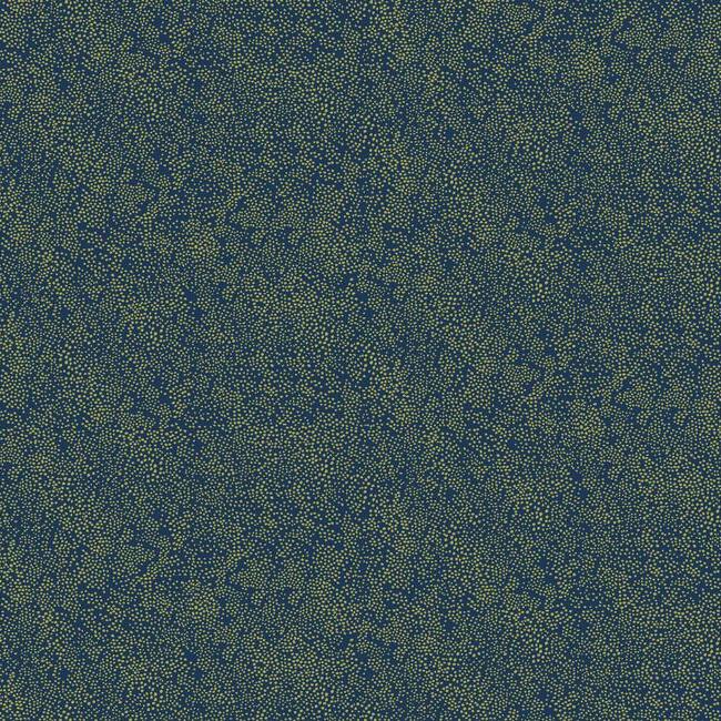 Champagne Dots Wallpaper - Gold & Navy - York Wallcoverings - RI5113