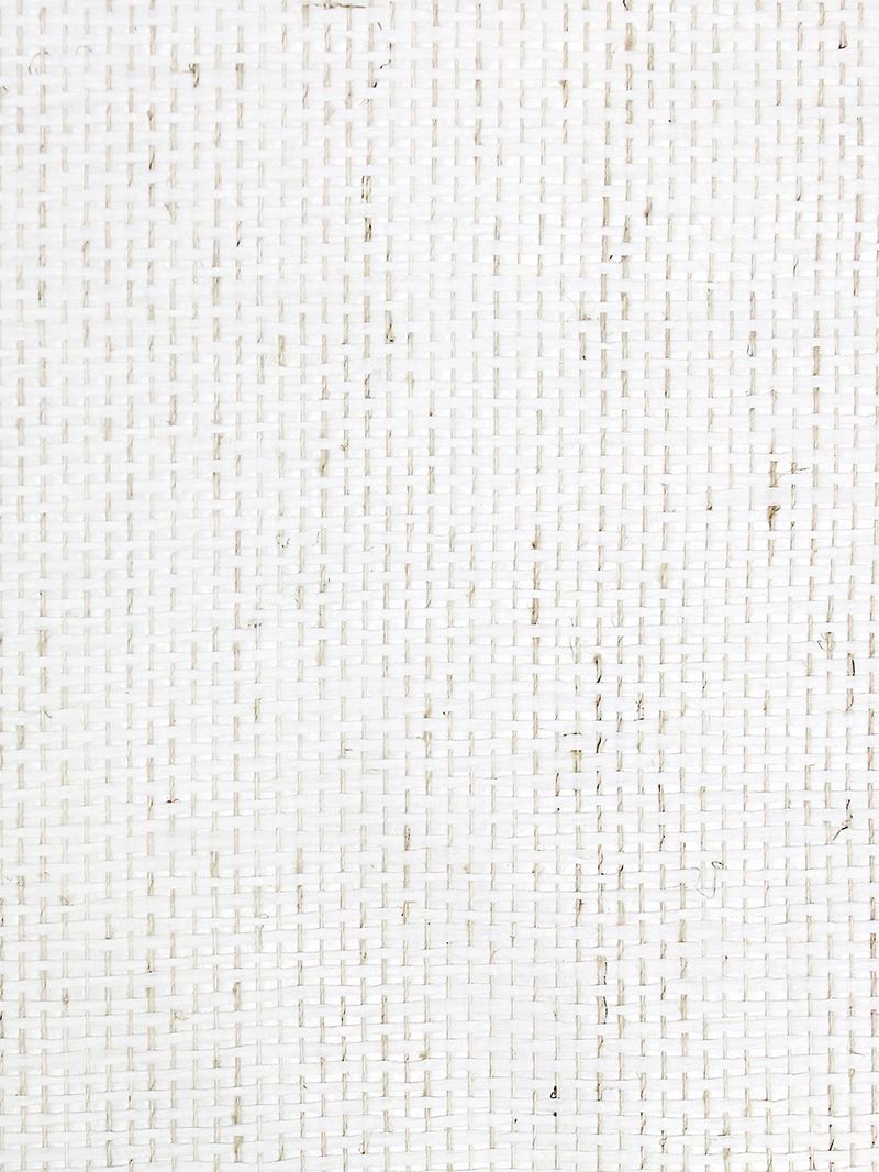 Scalamandre Wallpaper SC 0001G1190 Basket Weave G1190 White