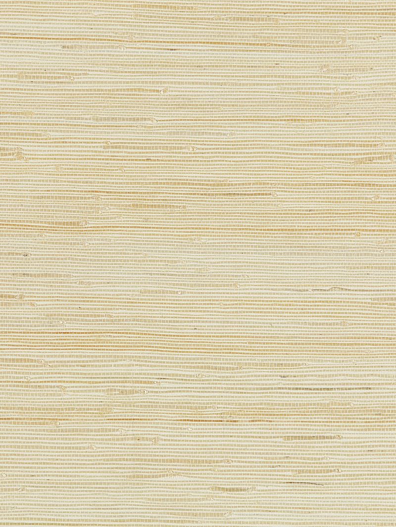 Scalamandre Wallpaper SC 0001WP88343 Textured Sisal White Sand