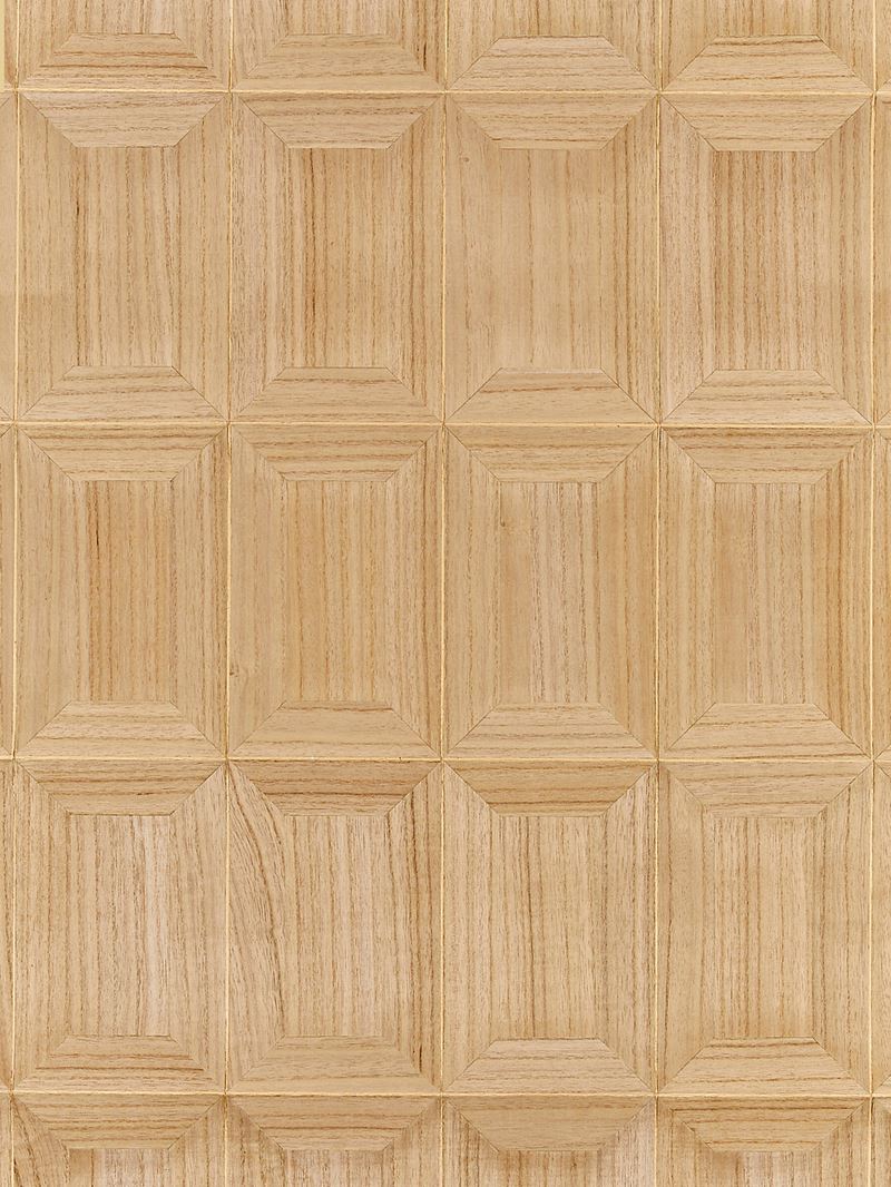 Scalamandre Wallpaper SC 0001WP88475 Libro - Wood Maple