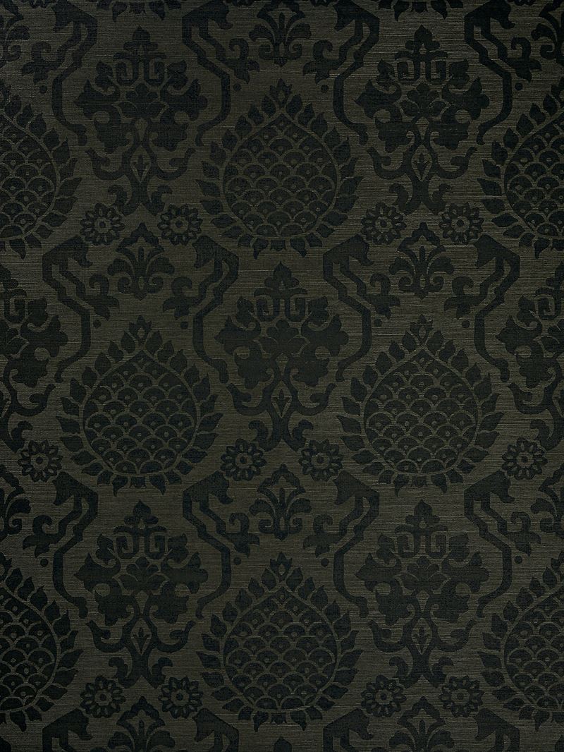 Scalamandre Wallpaper SC 0004WP88378 Surat Sisal Jet