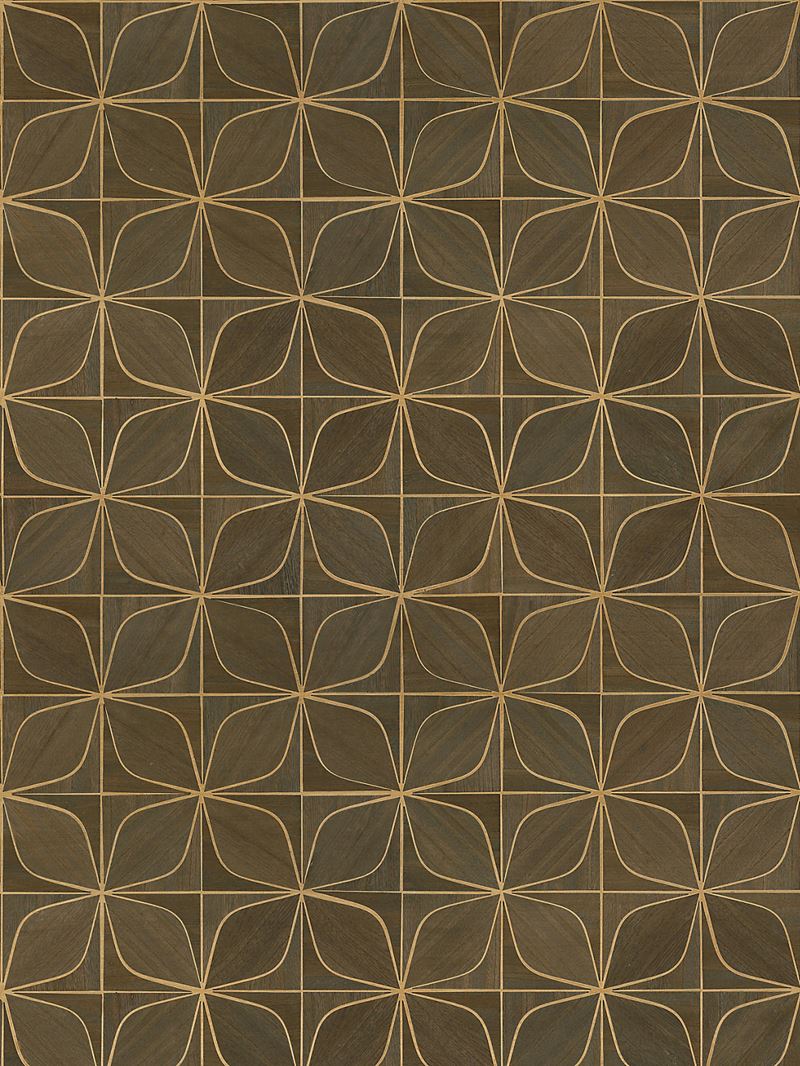 Scalamandre Wallpaper SC 0006WP88552 Melody Hazelnut