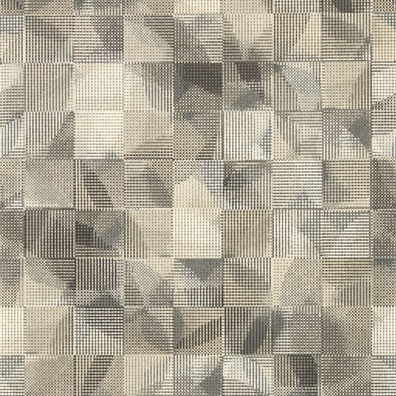 Clarke and Clarke Wallpaper W0182-1 Impatto Charcoal/Linen Wp