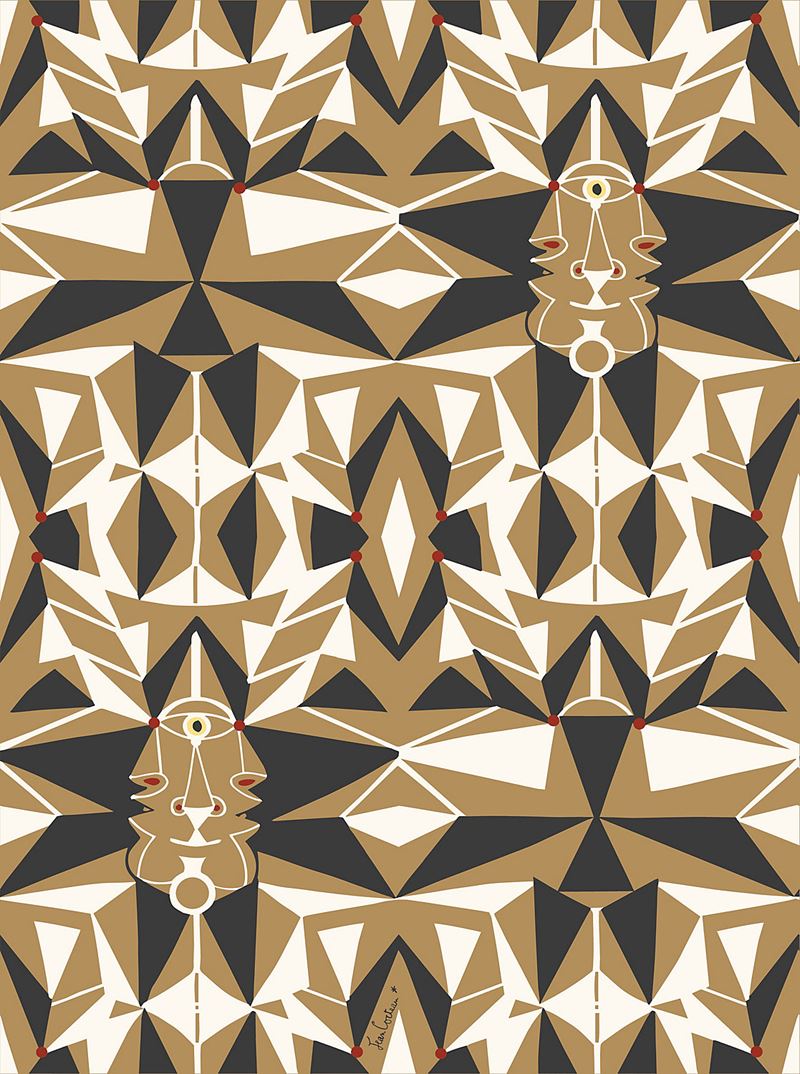 Scalamandre Wallpaper WH000026461 Email Bronze