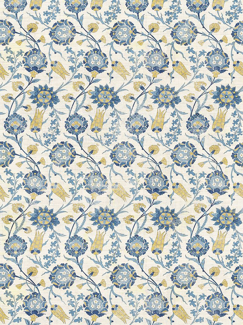 Scalamandre Wallpaper WNM0001BOUD Boudrum Floral Classic