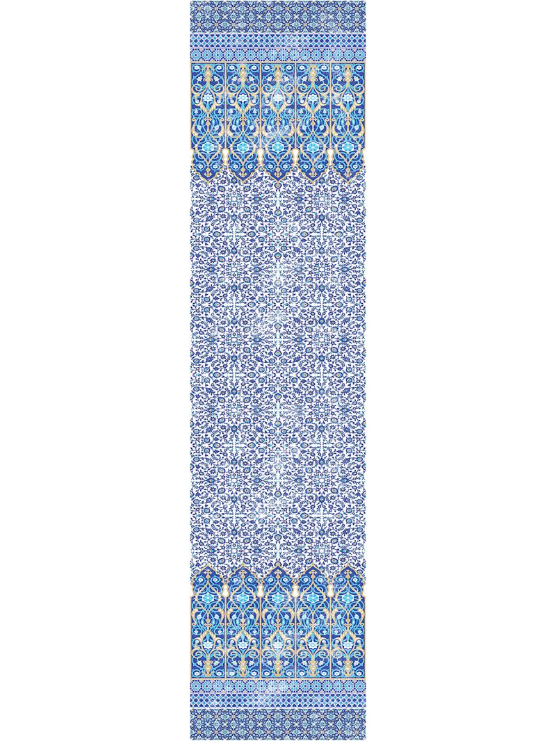 Scalamandre Wallpaper WNM1009IZNI Iznik Overdye - Panel Classic