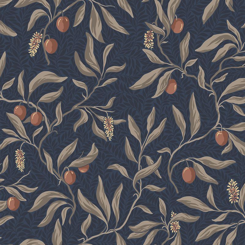 Scalamandre Wallpaper WSB00030190 Vinnie Classic Blue