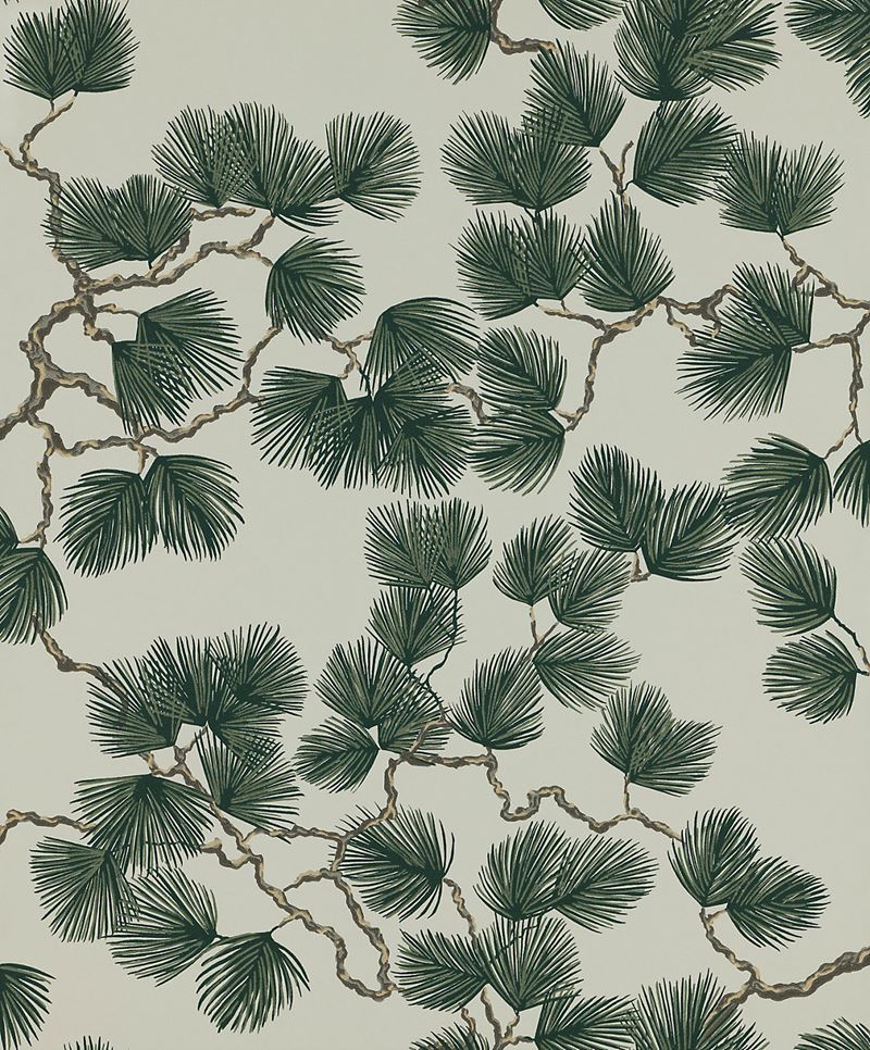 Scalamandre Wallpaper WSB00780804 Pine Green