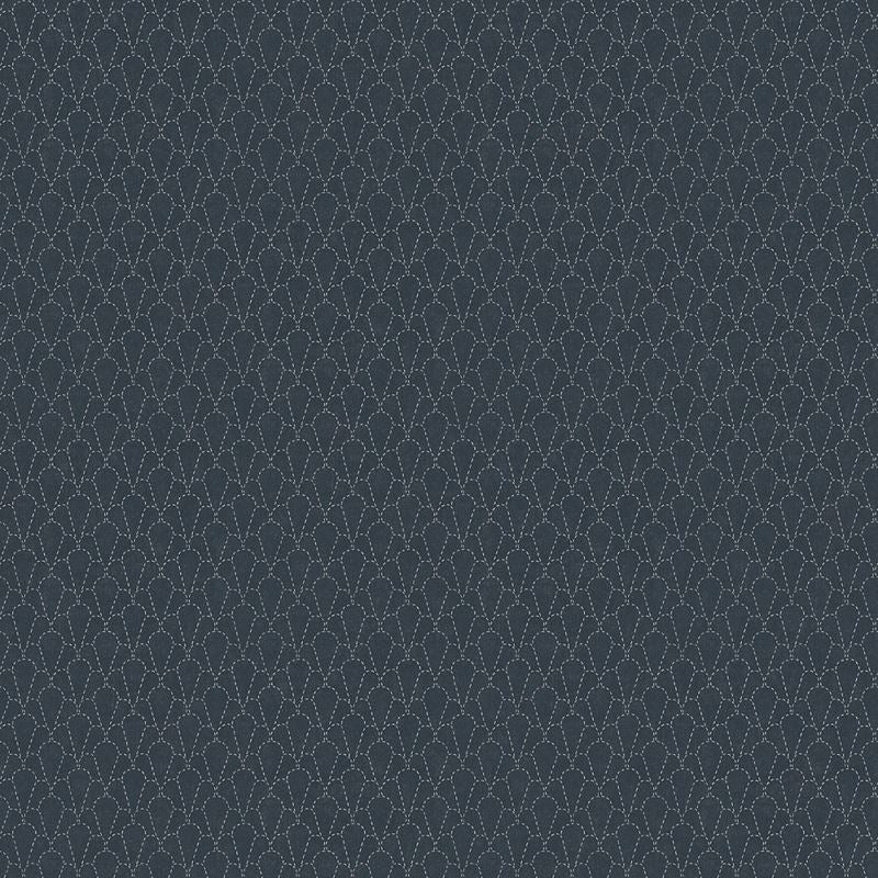 Scalamandre Wallpaper WSB00960237 Sashiko Dark Blue