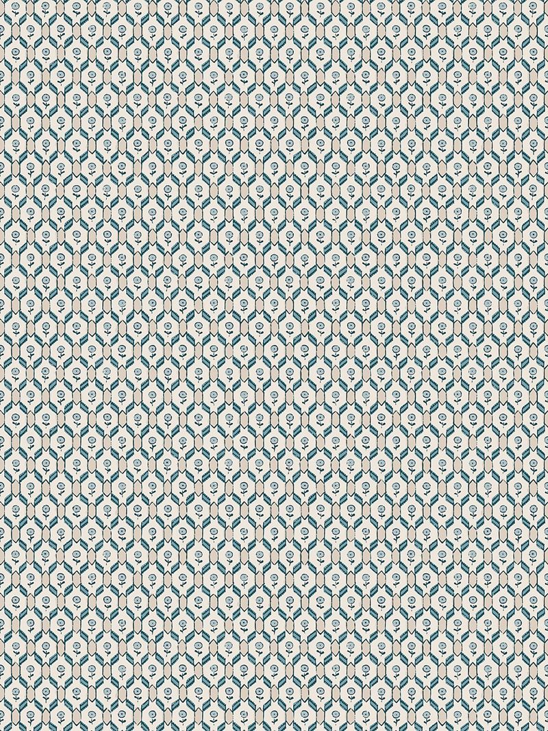Scalamandre Wallpaper WSB0244HUGO Hugo Misty Blue