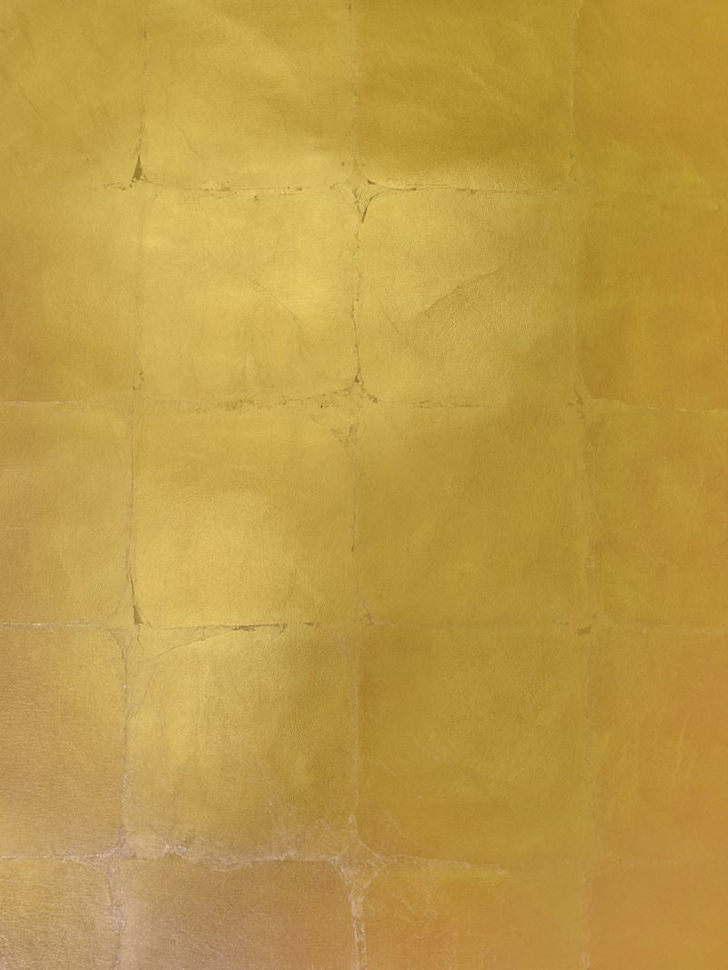 Scalamandre Wallpaper WTORV243 Gilded Leaf - Rv Gold