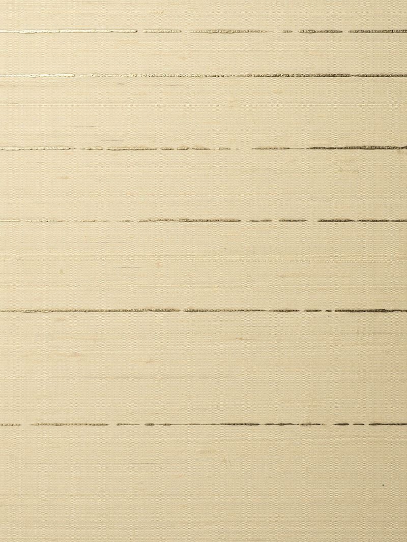 Scalamandre Wallpaper WTT651300 Lost Horizon Silk Golden Vanilla