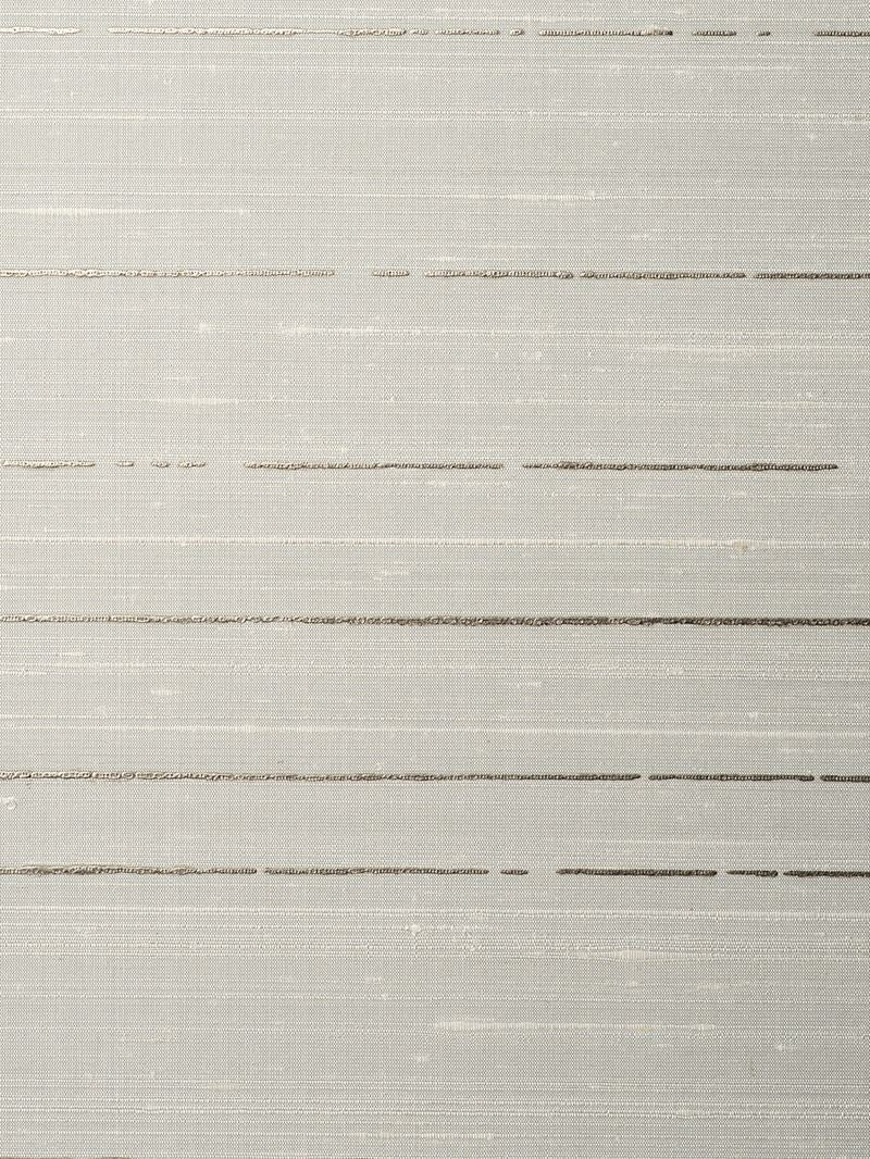Scalamandre Wallpaper WTT651302 Lost Horizon Silk Silver Mist